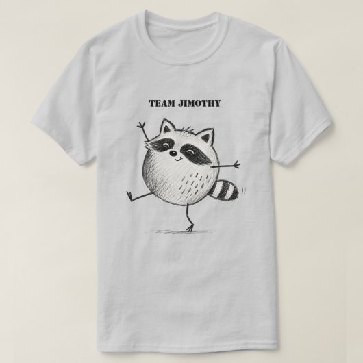 チーム・ジモシー Tシャツ (デザイン正面)