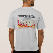 [チーム]スモーキン'Acesテニスシャツ Tシャツ (裏面)