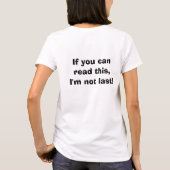 チーム・スラッカーカス Tシャツ (裏面)