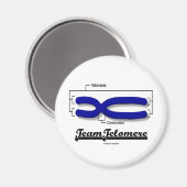 チーム・テロメア（生物学のユーモア） マグネット (正面/裏面)