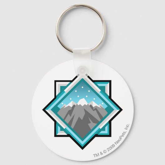 チーム・テロ・マウンテンのロゴ キーホルダー (正面)