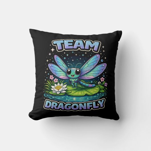 チーム・ドラゴンフライ クッション (正面)
