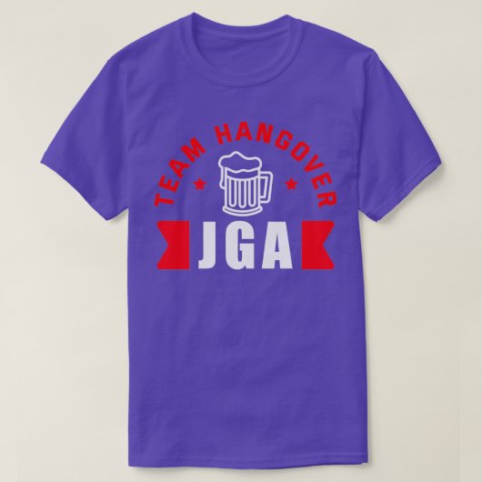 チーム・ハングオーバー JGA 2 Tシャツ (デザイン正面)