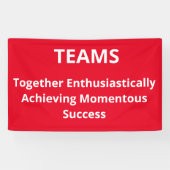 「チーム・バナー」 横断幕 (横)