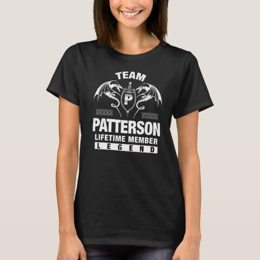 チーム・パターソン生涯会員 Tシャツ (正面)