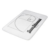 [チーム]フィボナッチ（フィボナッチスパイラル） バスマット (アングル)