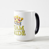 チーム ブライド ウェディング クラウン モーフィングマグカップ (正面右)