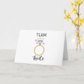 チーム·ブライド カード (黄色い花)