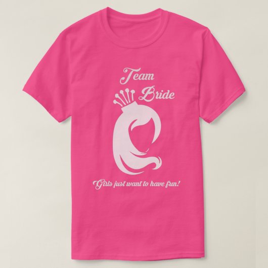 チーム ブライド ガールズ 楽しみたいだけ 3 Tシャツ (デザイン正面)