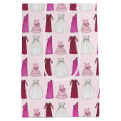 チーム ブライド ブライズシャワー バチェロレッテ パーティー ドレス ミディアムペーパーバッグ (裏面)