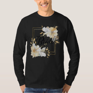 チーム ブライド ブライズメイド ウェディング ブライダル シャワー フラワー Tシャツ