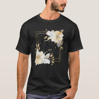 チーム ブライド ブライズメイド ウェディング ブライダル シャワー フラワー Tシャツ