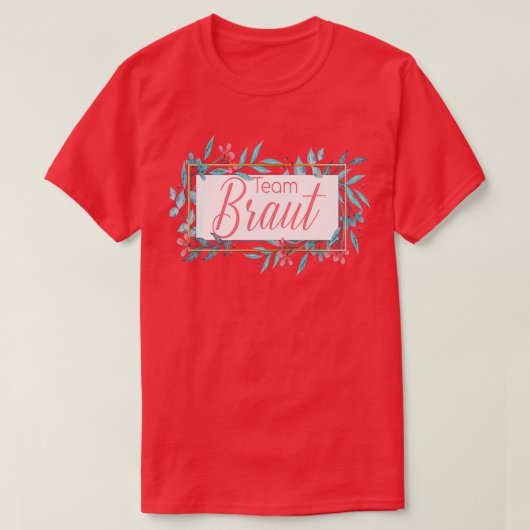 チーム ブライド ブライズメイド パーティー 花嫁 16 Tシャツ (デザイン正面)