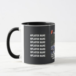 チーム プレイヤーからのフットボール感謝の気持ち コーチへ マグカップ