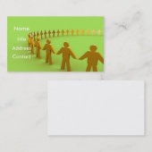 チーム-プロフィールカード 名刺 (正面/裏面)