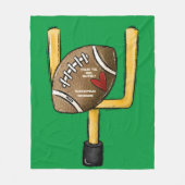 チーム・ママかわいいパーソナライズされたサッカーのギフト フリースブランケット (正面)