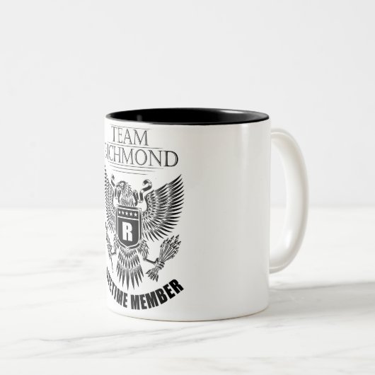 チーム・リッチモンド・ライフタイム会員 ツートーンマグカップ (正面右)