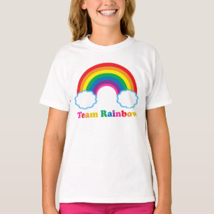 『チーム・レインボーかわいい子どカラフルもたち』 Tシャツ