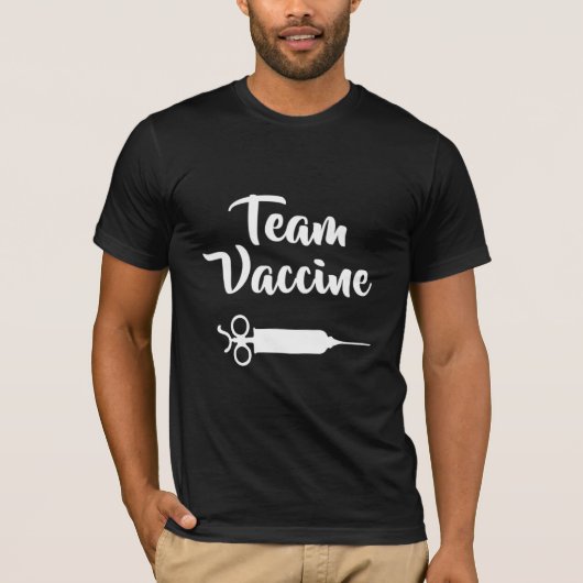 チーム・ワクチンTシャツ Tシャツ (正面)