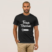 チーム・ワクチンTシャツ Tシャツ (正面フル)