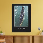 チーム：感動的引用文1 キャンバスプリント (インサイチュ (リビング))