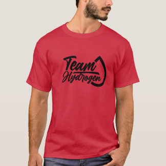 チーム 水素燃料電池 ハイブリッドカー H クリーン エネルギー Tシャツ