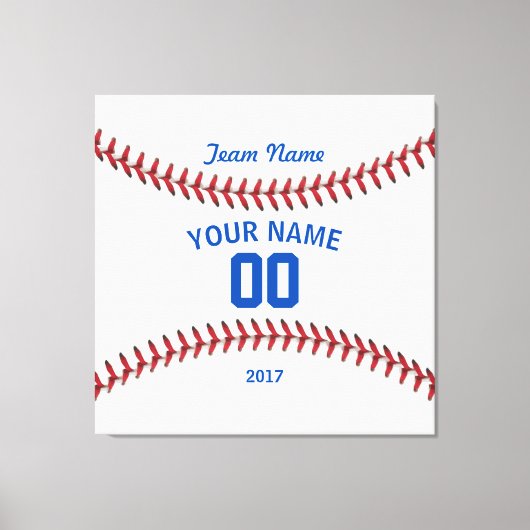 チーム 野球 スポーツ キャンバスプリント (正面)