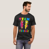 チーム 6年生 教師 生徒  新学期へ Tシャツ (正面フル)