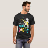 チーム 7年生 最高 7年生 猫 ギター Tシャツ (正面フル)