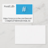 チーム# Buissnessカード 名刺 (正面/裏面)