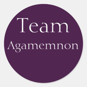 チームAgamemnonシール ラウンドシール