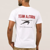 チームAlcorn Tシャツ (裏面)
