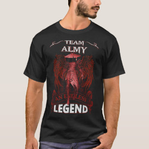 チームALMY – 無限の伝説 Tシャツ