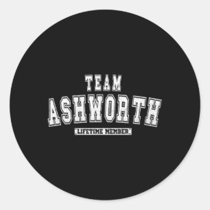 チームAshworthライフタイムメンバーファミリーの姓 ラウンドシール