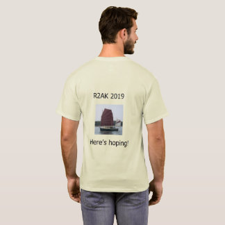 チームAuklet -前部および背部Tシャツ Tシャツ