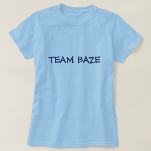 チームBAZE (予想外生命) - 1 Tシャツ (デザイン正面)