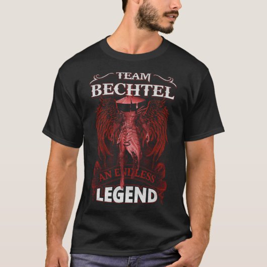 チームBECHTEL – 無限の伝説 Tシャツ (正面)