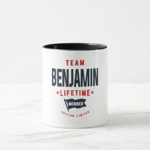 チームBenjamin Lifetimeメンバおもしろいー名Benjamin マグカップ