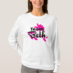 チームBethのフード付きスウェットシャツのTシャツ Tシャツ