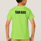 チームBlois行きます-お父さんは行きます Tシャツ (裏面)