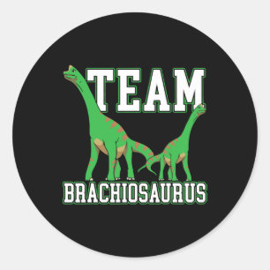 チームBrachiousaurus恐竜の未来古生物学者 ラウンドシール