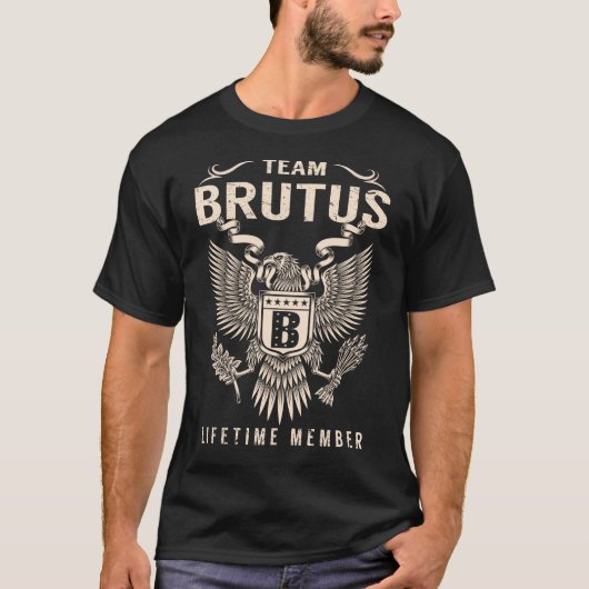 チームBRUTUSライフタイムメンバ Tシャツ (正面)