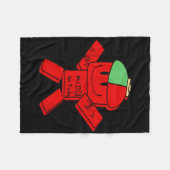 チームC00lkiddが今日に参加トレンドおもしろい引用文Wome フリースブランケット (正面(横))