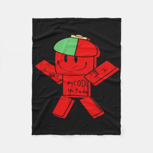 チームC00lkiddが今日に参加トレンドおもしろい引用文Wome フリースブランケット (正面)