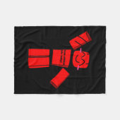 チームC00lkiddが今日のトレンドおもしろい引用文に参加 フリースブランケット (正面(横))