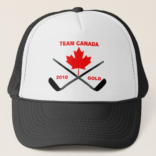 チームCANADA-GOLD-HAT キャップ (正面)
