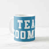 チームCoombesのマグ コーヒーマグカップ (正面左)