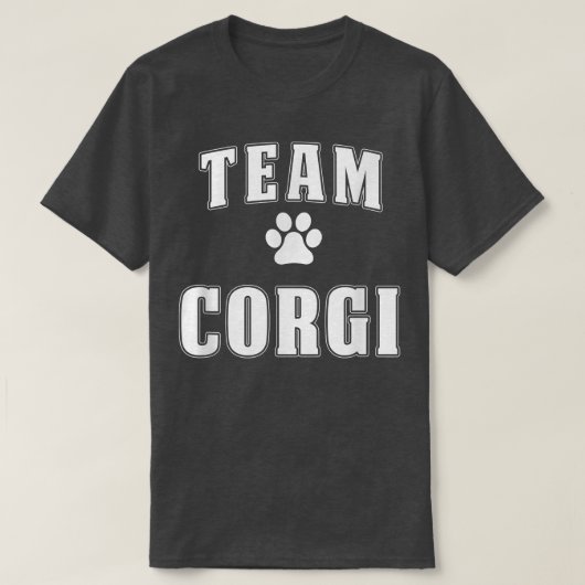 チームCorgi面白いCorgiギフトCorgi恋人 Tシャツ (デザイン正面)