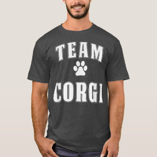 チームCorgi面白いCorgiギフトCorgi恋人 Tシャツ