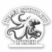 チームCtulhu R'lyeh Lovecraft シール (正面)